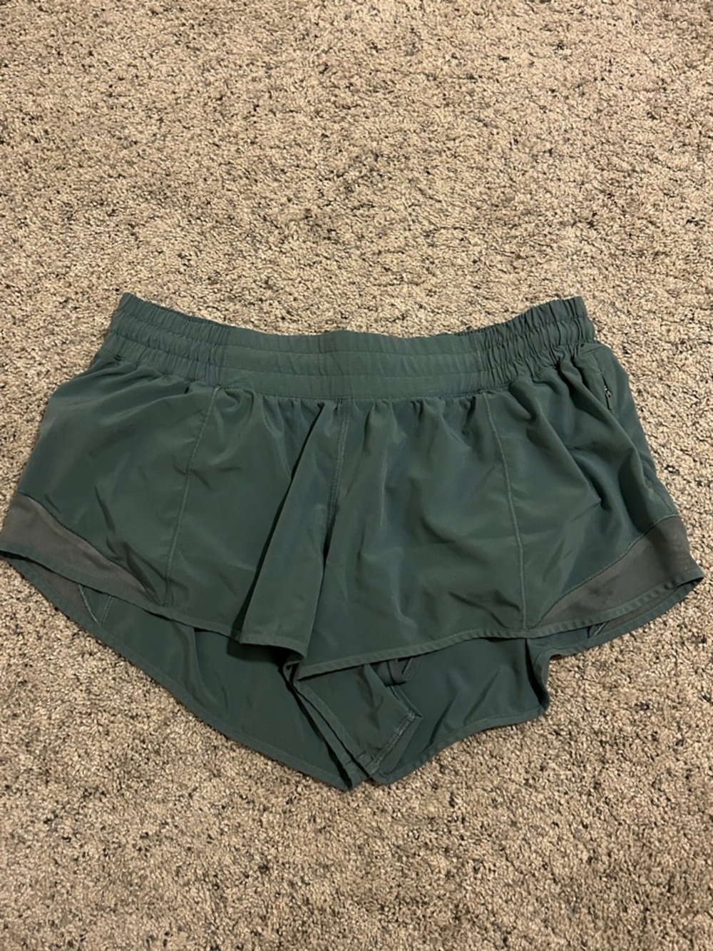 Green Lululemon Shorts